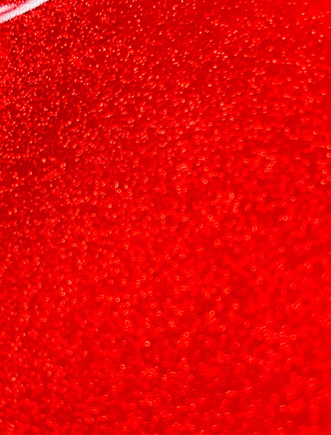 53/54" Wide Shiny Sparkle Glitter Vinyl, Faux Leather PVC-Upholstery Craft Fabric by The Yard (Red, 1 Yard)