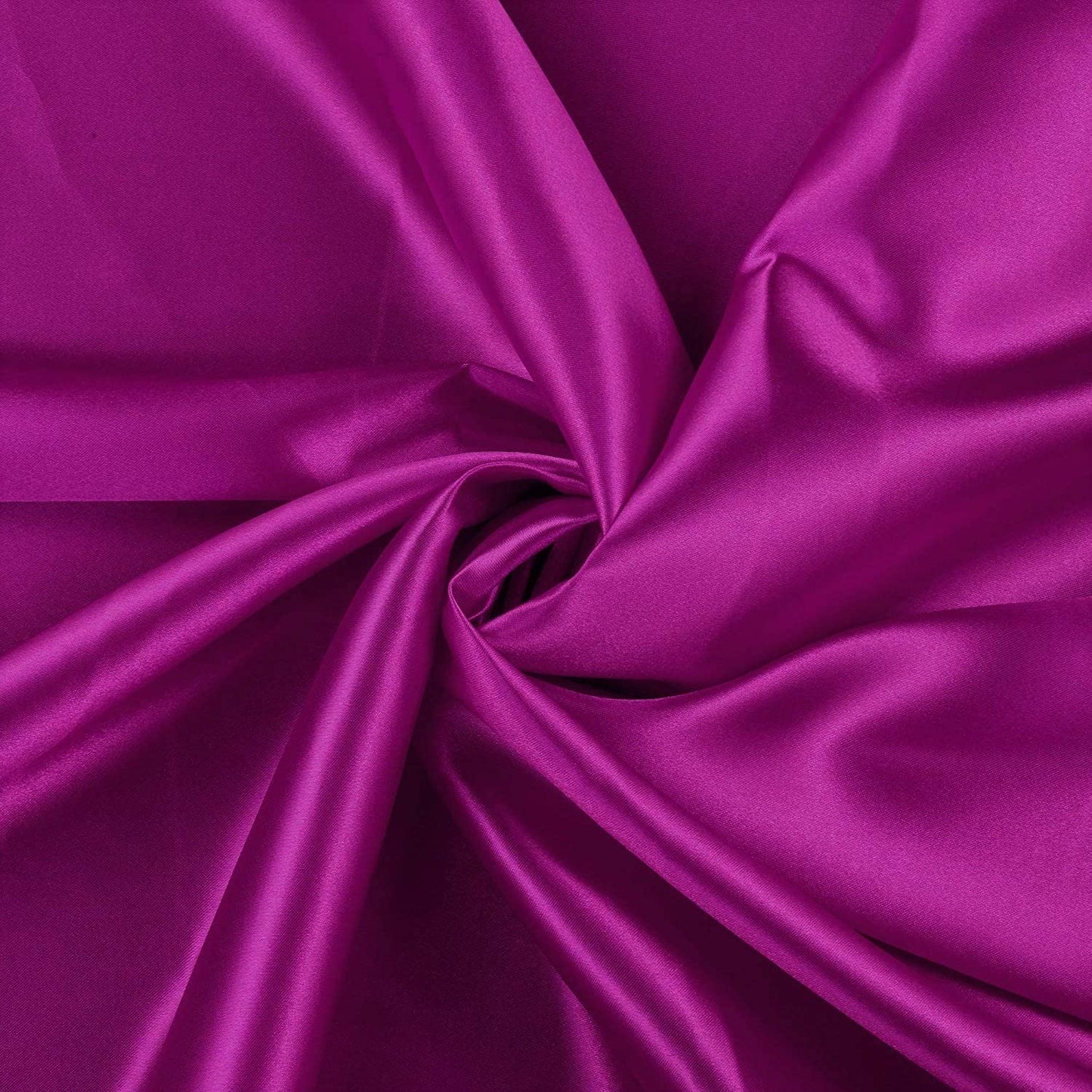 100% Polyester Soft Bridal Charmeuse Satin Fabric (Magenta # 19,