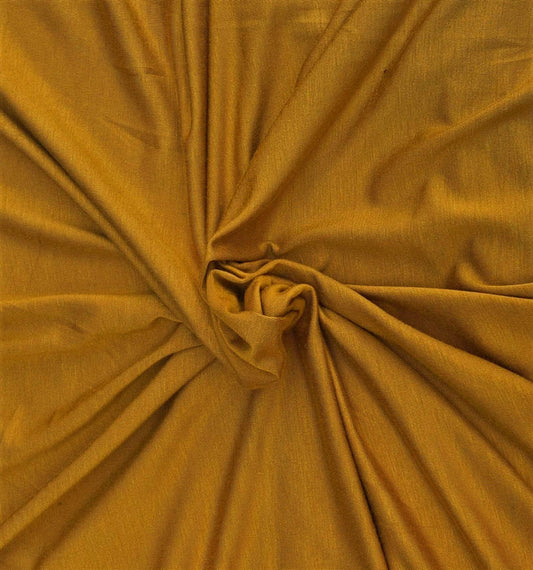 58/60" Wide, 95% Cotton 5% Spandex, Cotton Jersey Spandex Knit Blend, 4 Way Stretch Fabric (Mustard, 1 Yard)