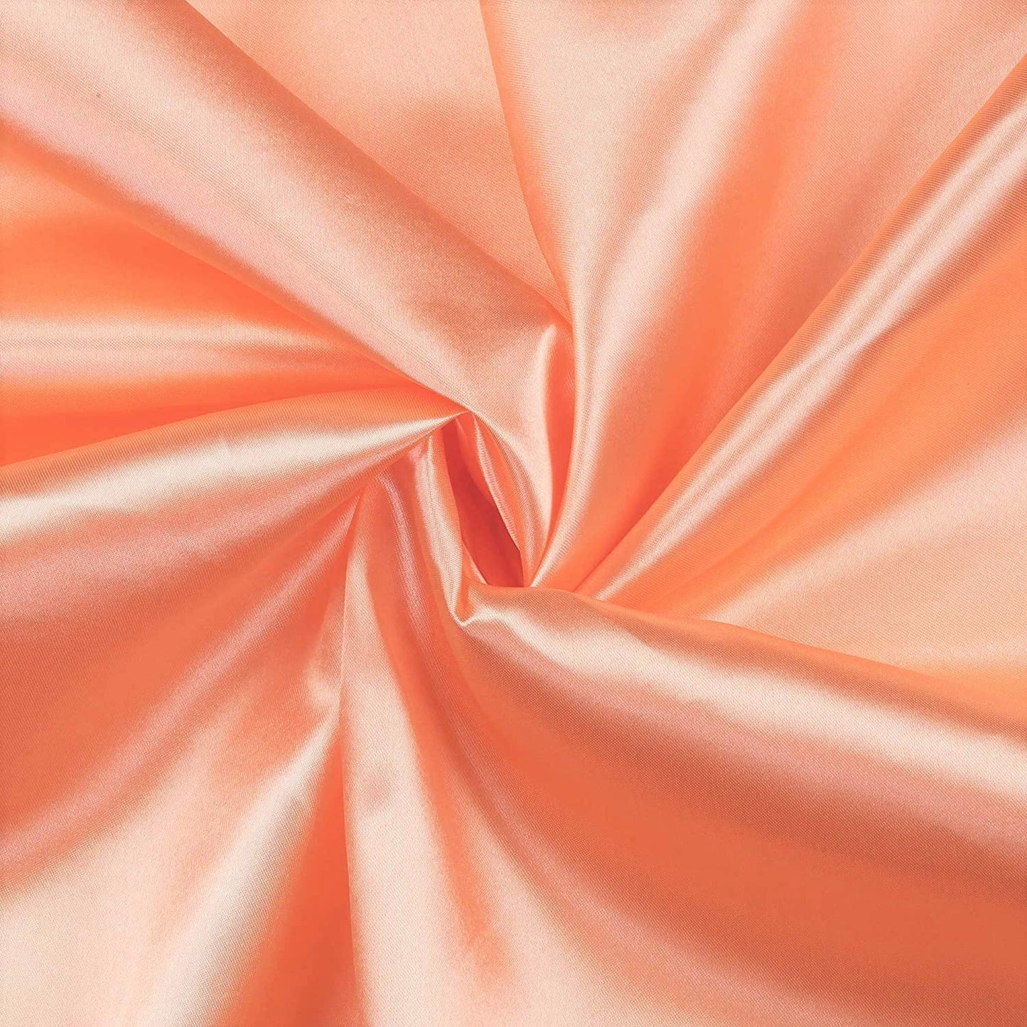 100% Polyester Soft Bridal Charmeuse Satin Fabric (Peach # 43,