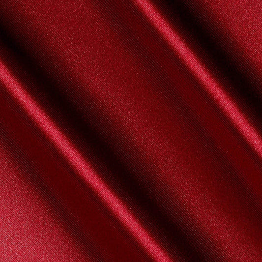 Spandex, Stretch L'Amour Satin Fabric (Burgundy 628, 1 Yard)