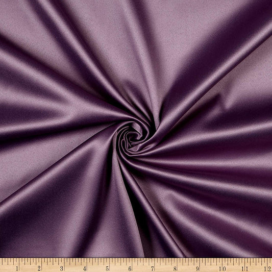 Spandex, Stretch L'Amour Satin Fabric (Amethyst 1066, 1 Yard)