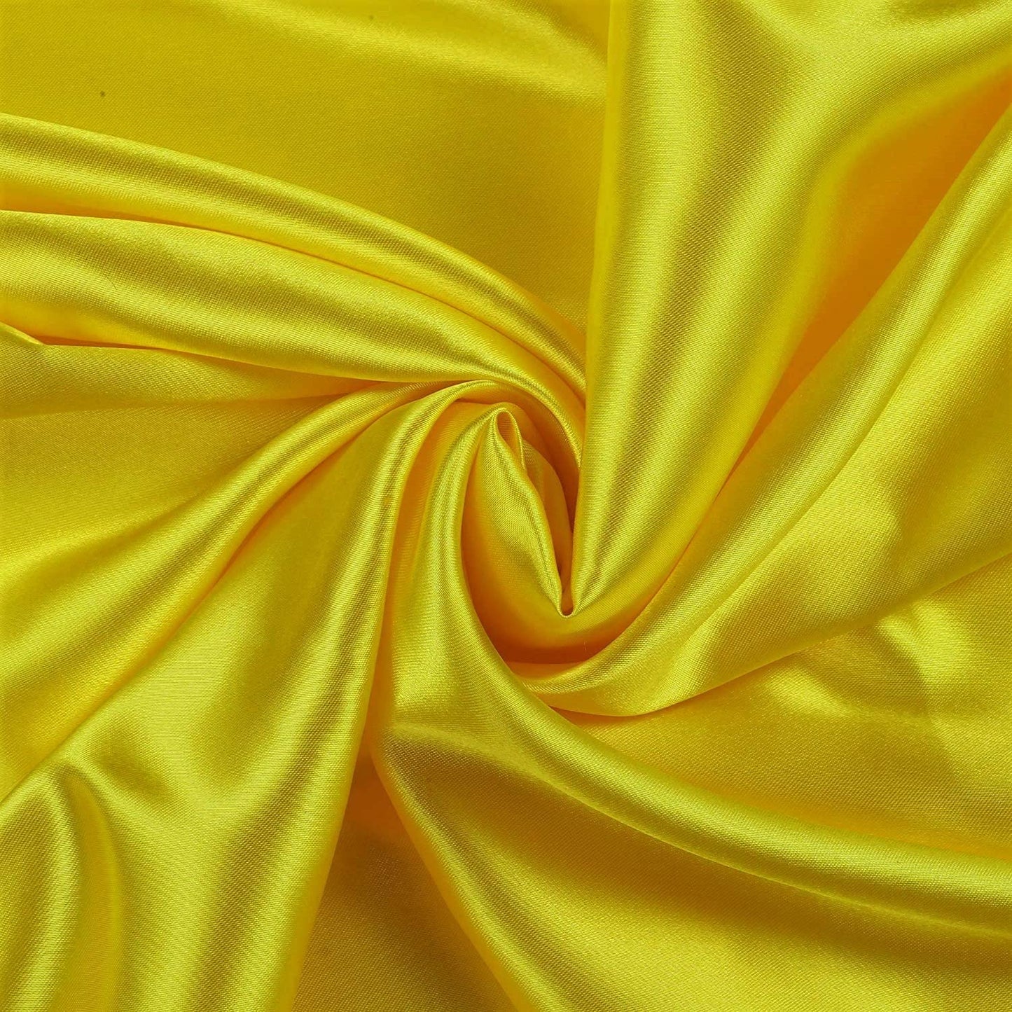 100% Polyester Soft Bridal Charmeuse Satin Fabric (Yellow # 9,