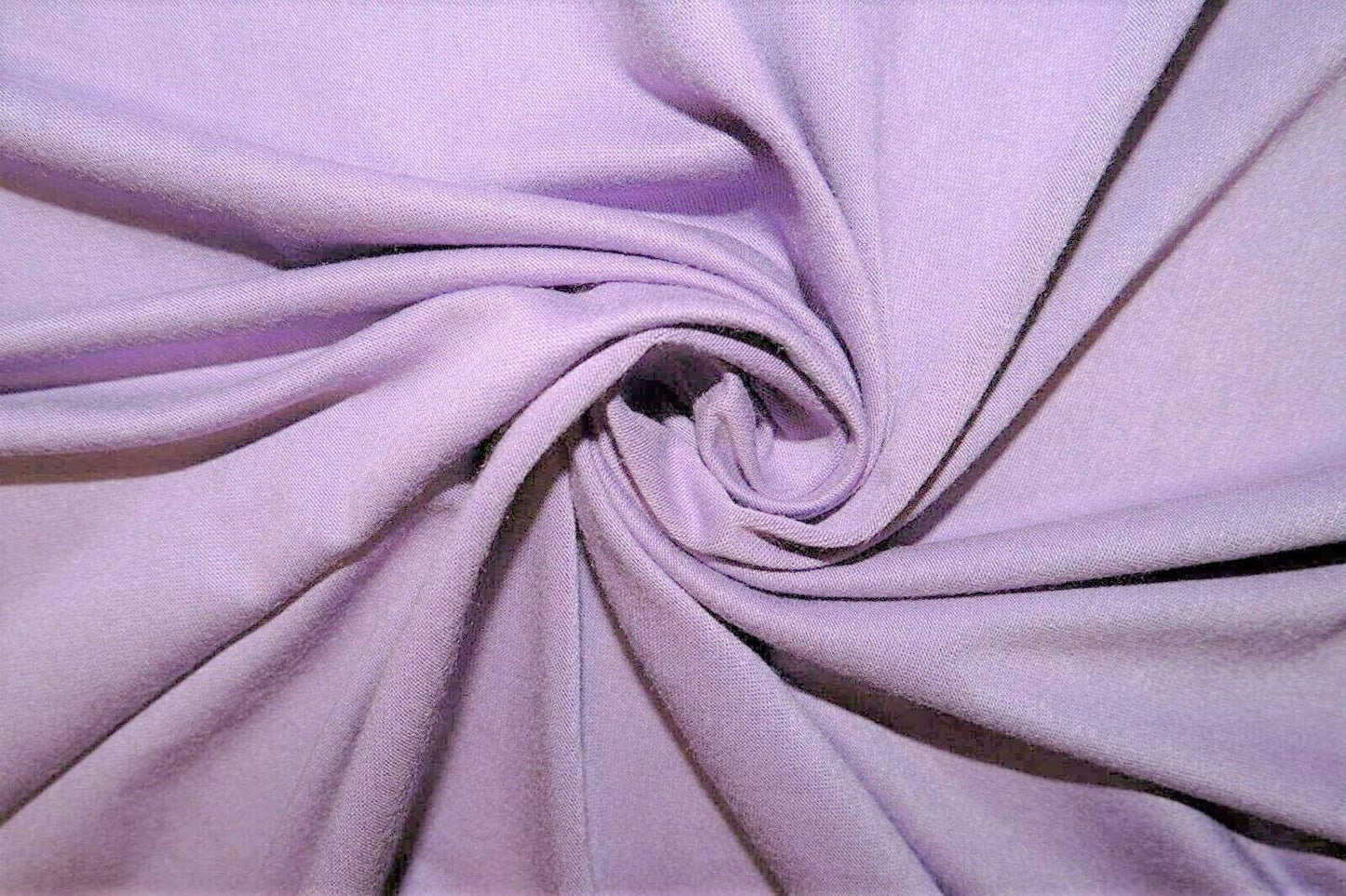 58/60" Wide, 95% Cotton 5% Spandex, Cotton Jersey Spandex Knit Blend, 4 Way Stretch Fabric (Lavender, 1 Yard)