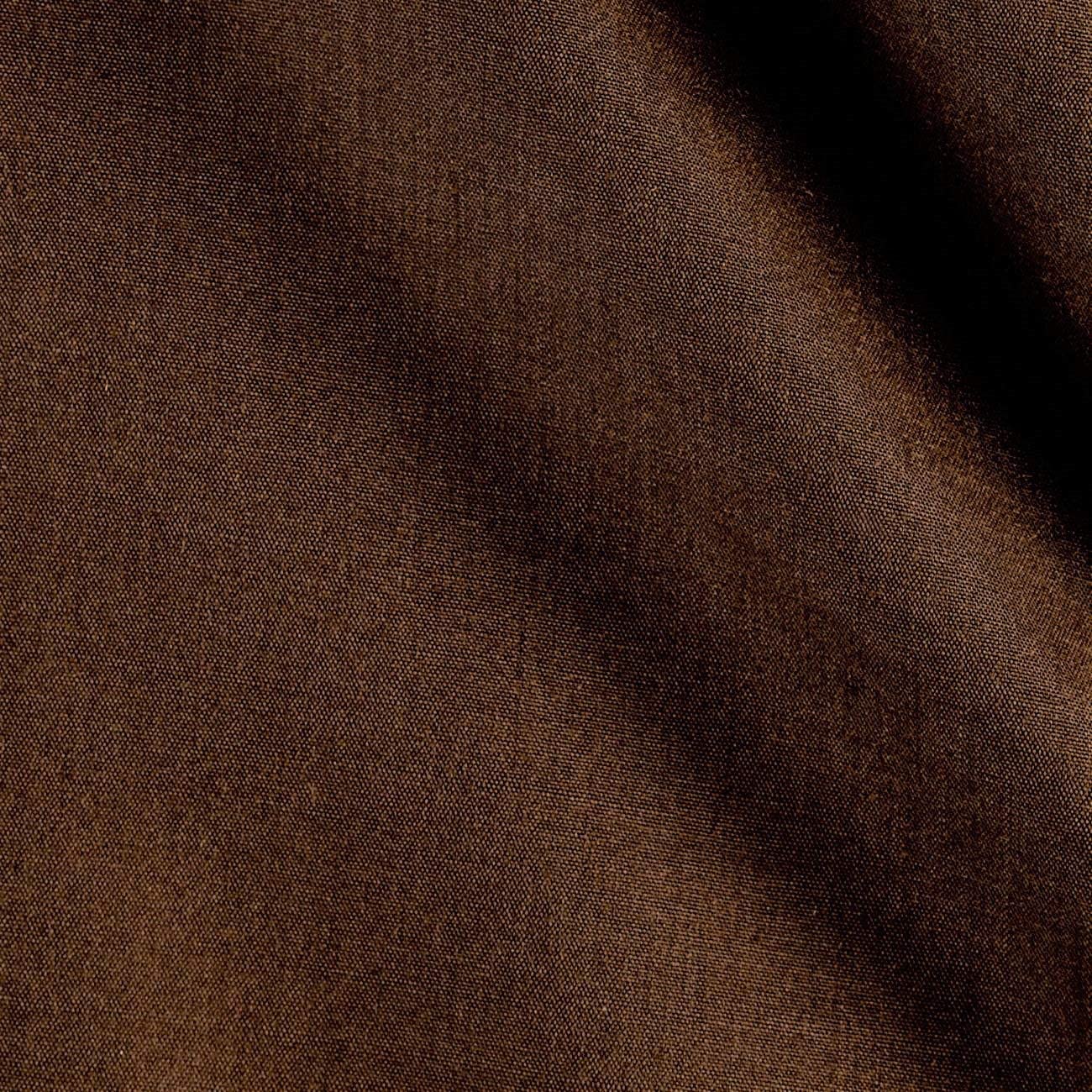 Premium Light Weight Poly Cotton Blend Broadcloth Fabric, Good to Make Face Mask Fabric (Brown, 1 Yard)