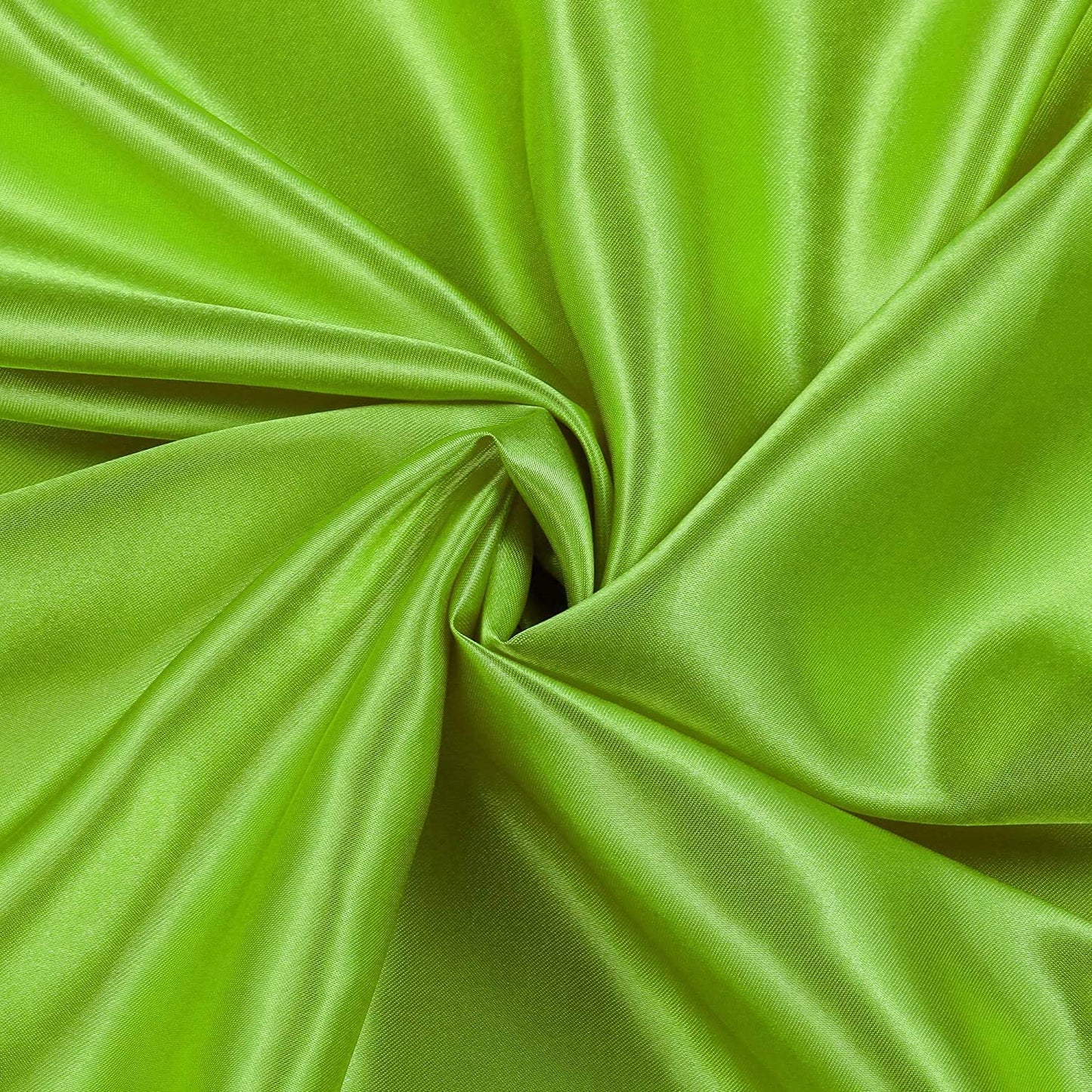 100% Polyester Soft Bridal Charmeuse Satin Fabric (Lime # 31,