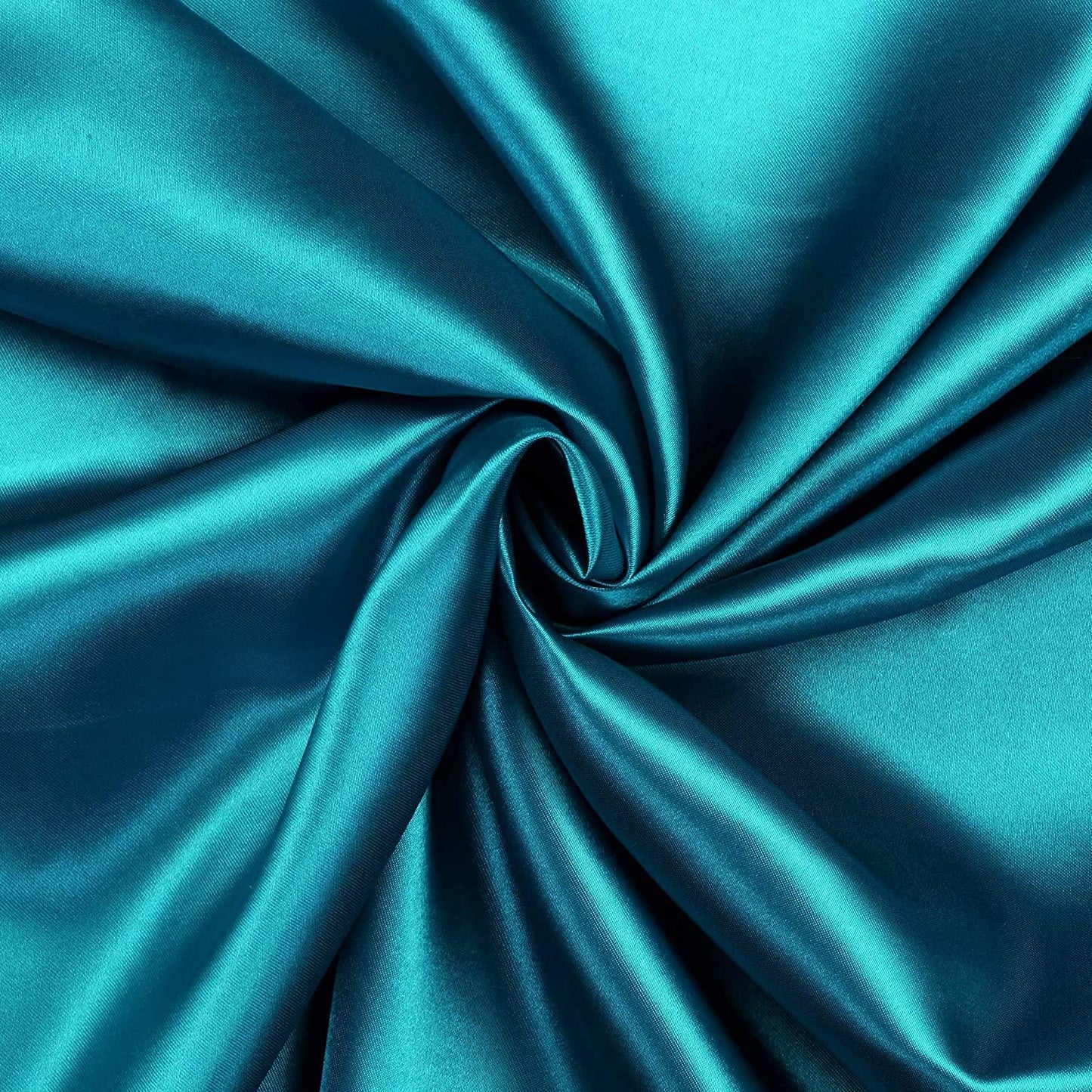 100% Polyester Soft Bridal Charmeuse Satin Fabric (Teal # 12,