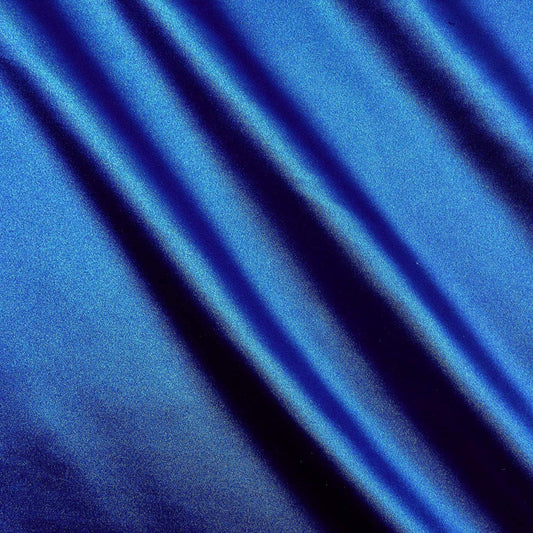 Spandex Light Weight Silky Stretch Charmeuse Satin Fabric (Royal Blue 933,