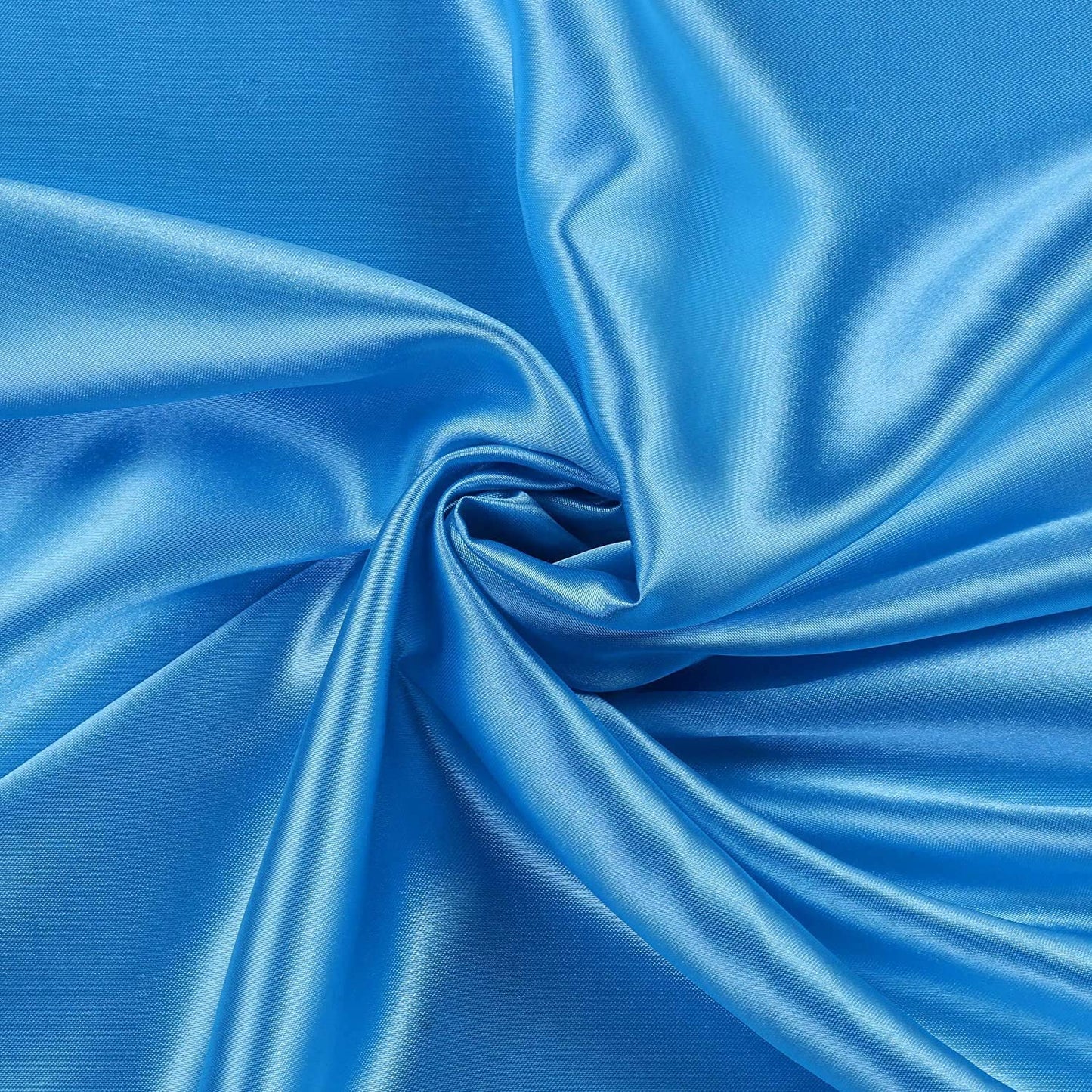 100% Polyester Soft Bridal Charmeuse Satin Fabric (Turquoise # 58,