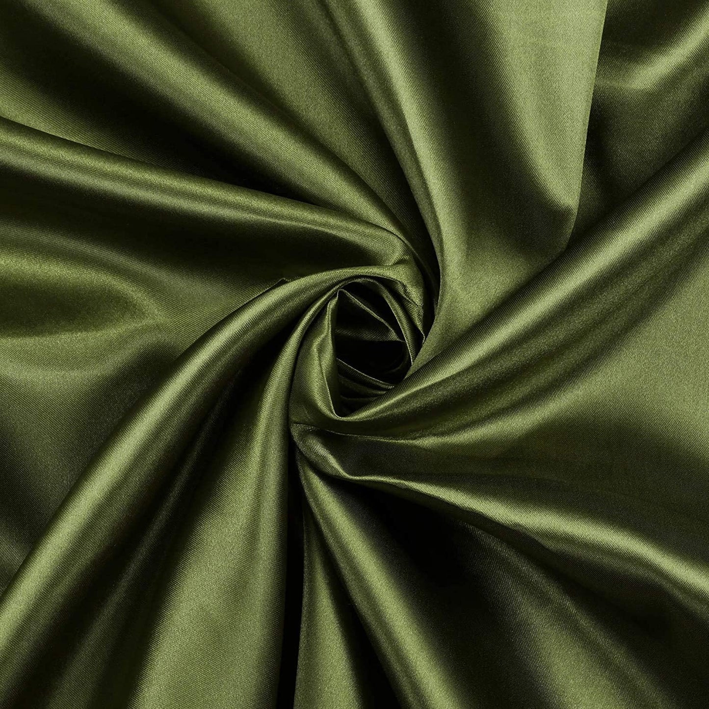 100% Polyester Soft Bridal Charmeuse Satin Fabric (Olive # 35,