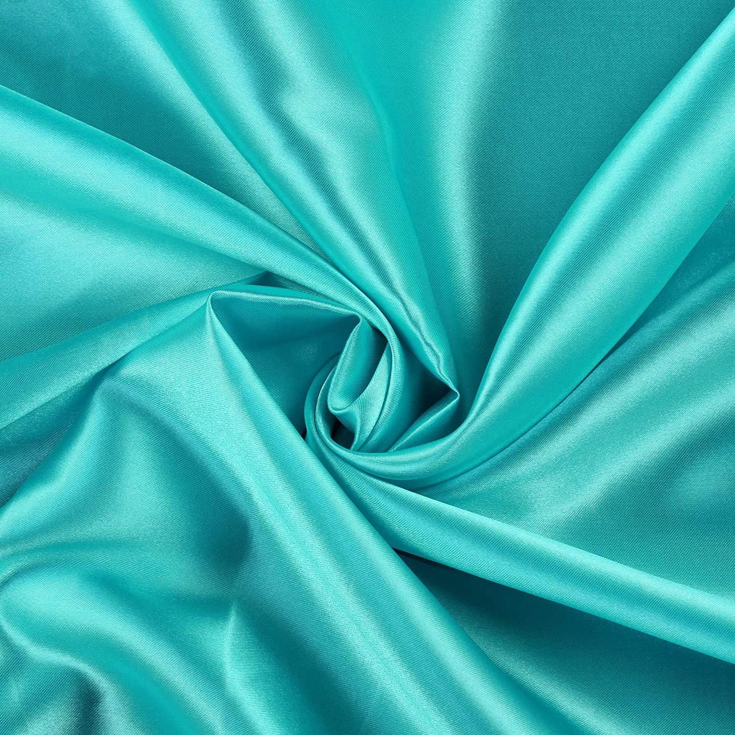 100% Polyester Soft Bridal Charmeuse Satin Fabric (Aquamarine # 37,