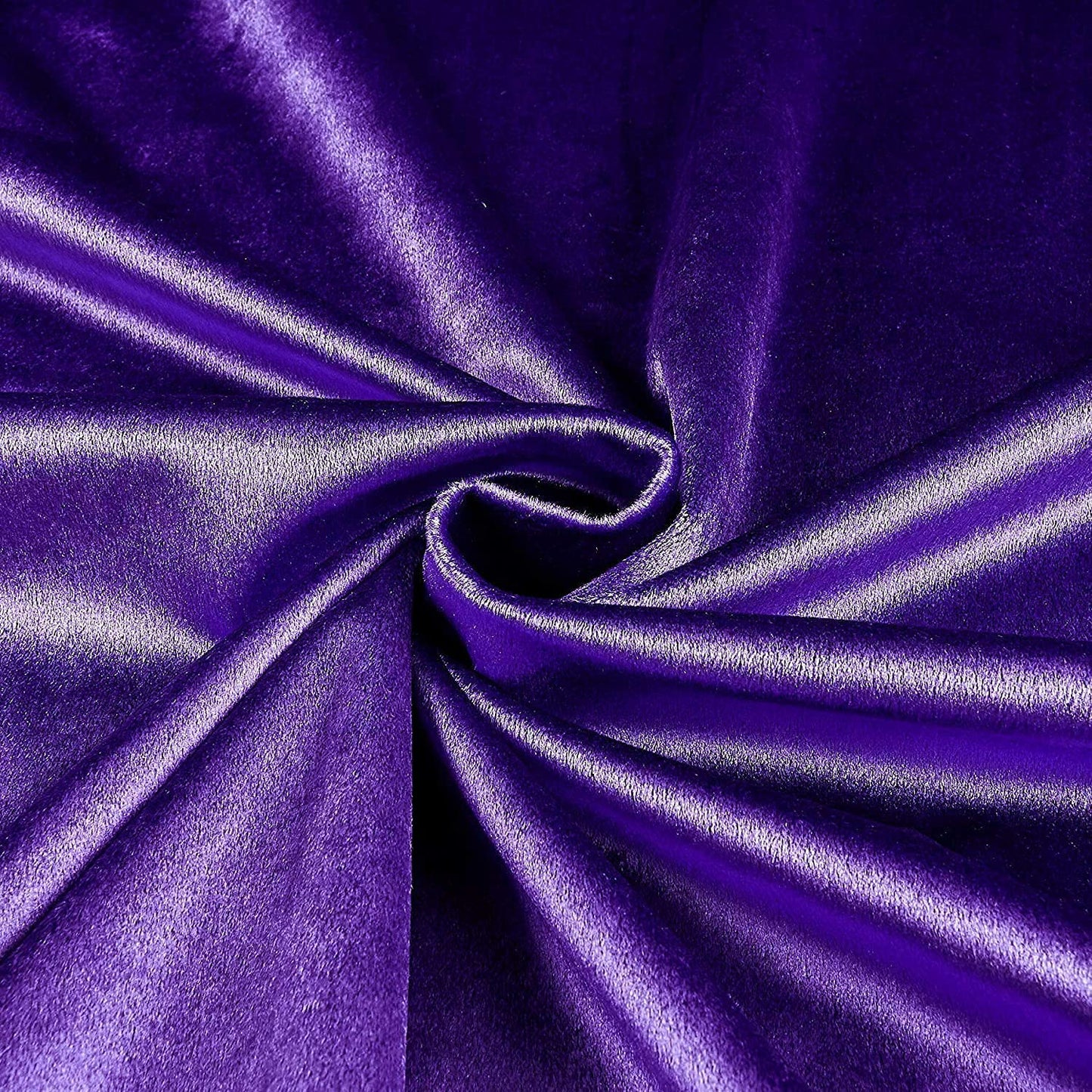 Upholstery Royal Velvet Fabric, 100% Polyester Upholstery Fabric (1 Yard, Purple)