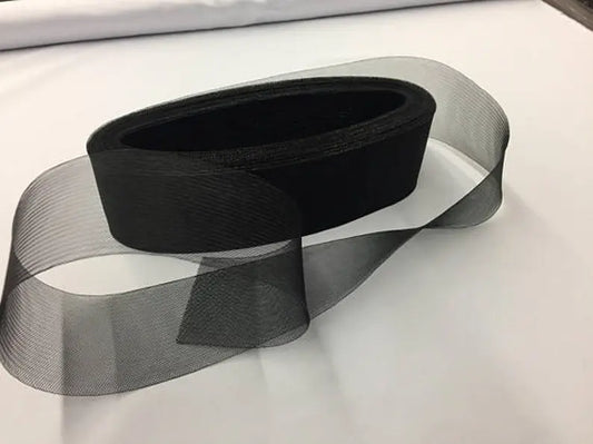 40 yards- 4 Inches black Crinoline Horsehair Braid Trim-wedding-bridal-decorations FREE SHIPPING!!!