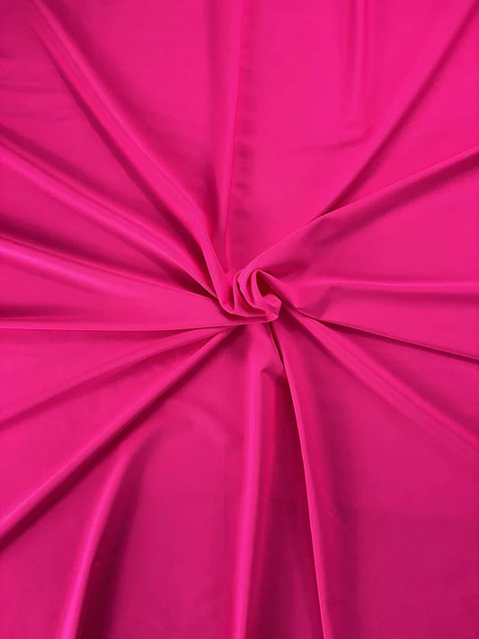 Fuchsia Shiny Milliskin Nylon Spandex Fabric 4 Way Stretch 58" Wide Sold by The Yard