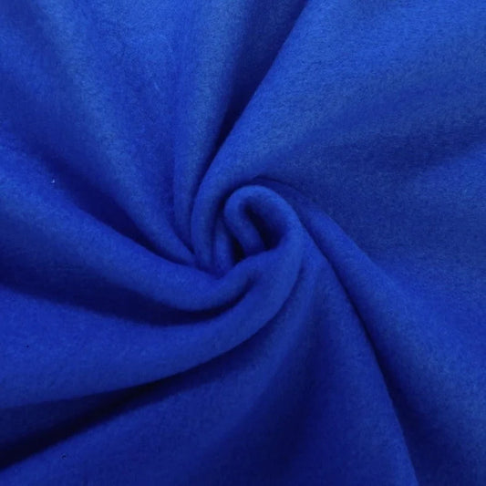 Solid Polar Fleece Fabric Anti-Pill 58" Wide Sold by The Yard. Royal Blue