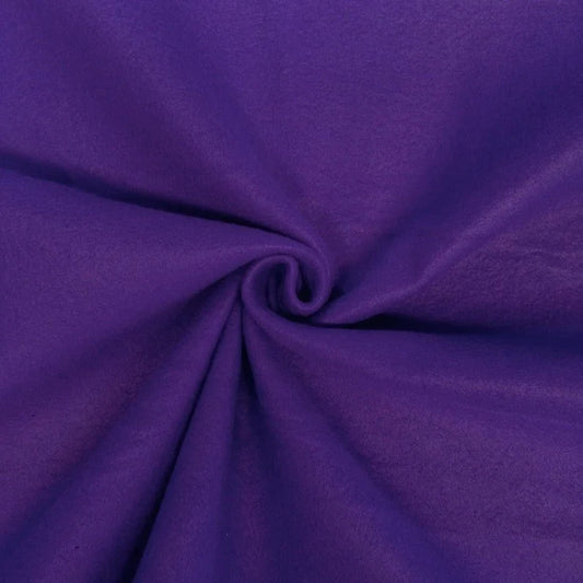 Solid Polar Fleece Fabric Anti-Pill 58" Wide Sold by The Yard. Purple