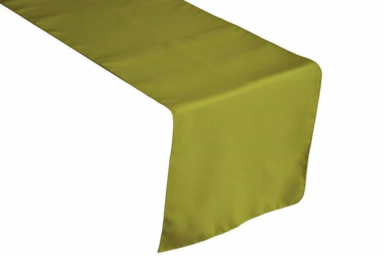 Polyester Poplin Table Runner ( Avocado, Choose Size Below
