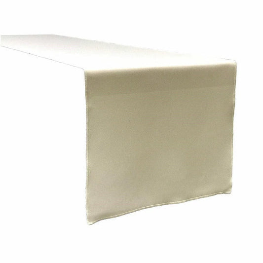 Polyester Poplin Table Runner ( Ivory, Choose Size Below