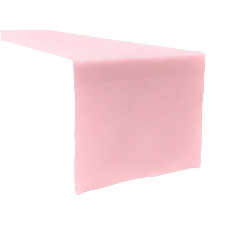 Polyester Poplin Table Runner ( Light Pink, Choose Size Below