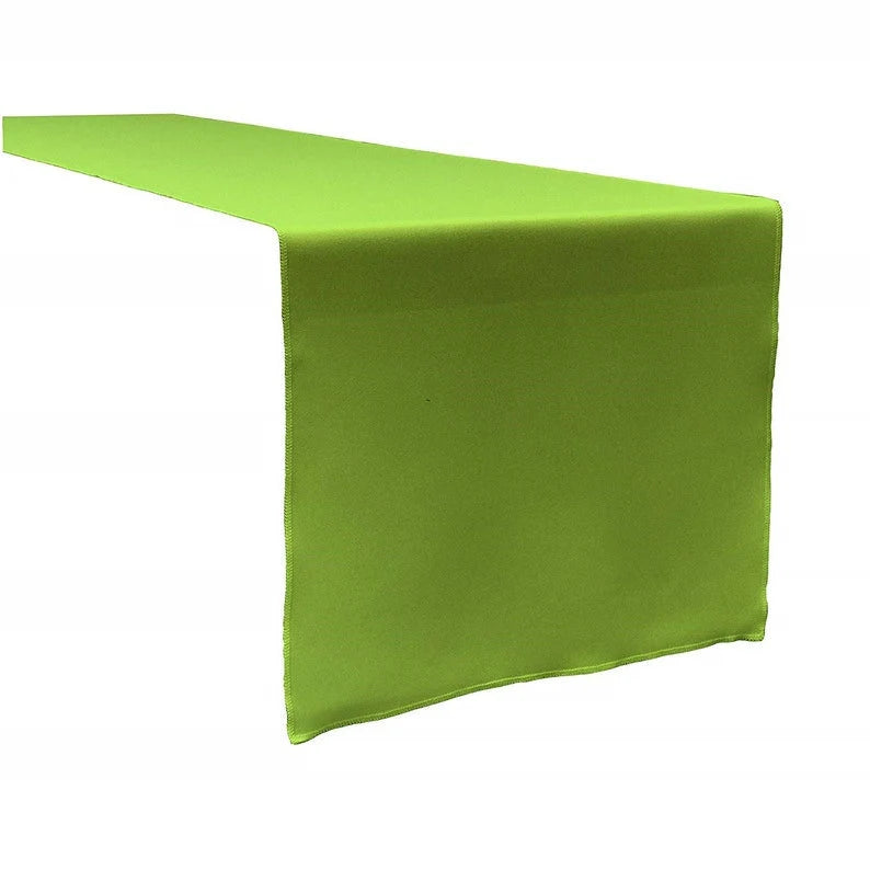 Polyester Poplin Table Runner ( Lime, Choose Size Below