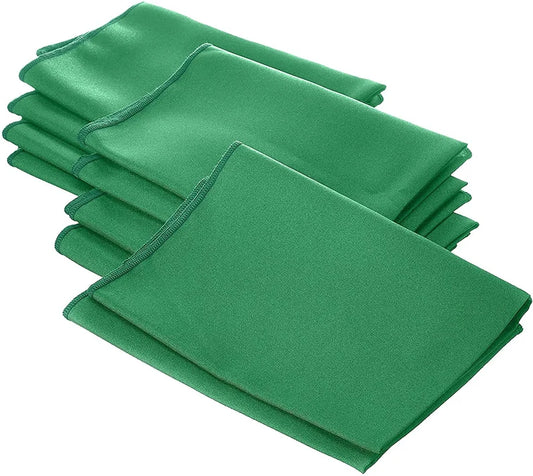 Polyester Poplin Napkin 18 by 18-Inch, Jade - 6 Pack