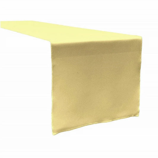 Polyester Poplin Table Runner ( Bananda Yellow, Choose Size Below