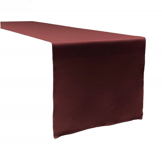 Polyester Poplin Table Runner ( Burgundy, Choose Size Below