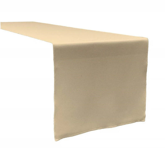 Polyester Poplin Table Runner ( Khaki, Choose Size Below