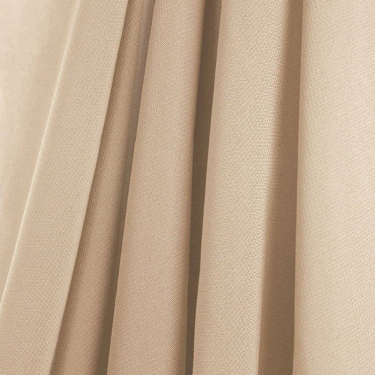 Polyester Soft Light Weight, Sheer, See Through Chiffon Fabric Sold By The Yard. Light Taupe