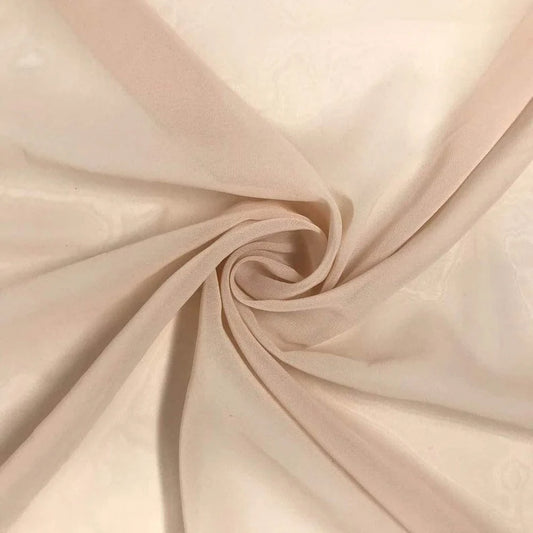 Polyester Soft Light Weight, Sheer, See Through Chiffon Fabric Sold By The Yard. Mauve