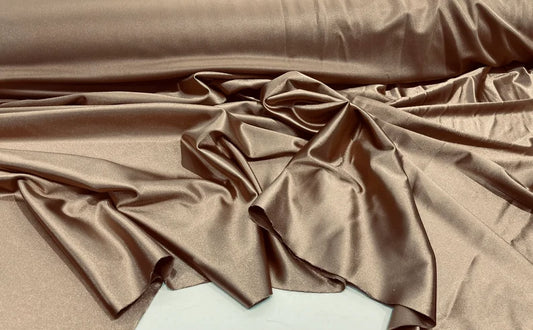 Shiny Milliskin Nylon Spandex Fabric 4 Way Stretch 58" Wide Sold by The Yard Mist Gold