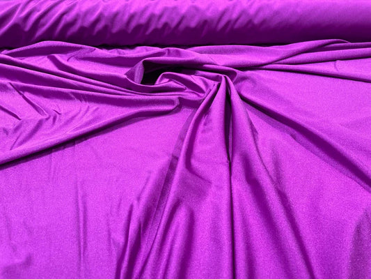 Shiny Milliskin Nylon Spandex Fabric 4 Way Stretch 58" Wide Sold by The Yard Magenta